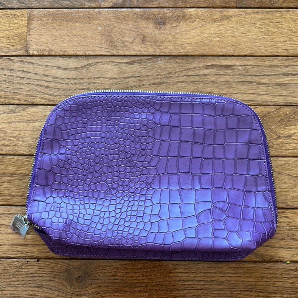 Purple Crocodile-Embossed Women Bag - Picture 6 of 6
